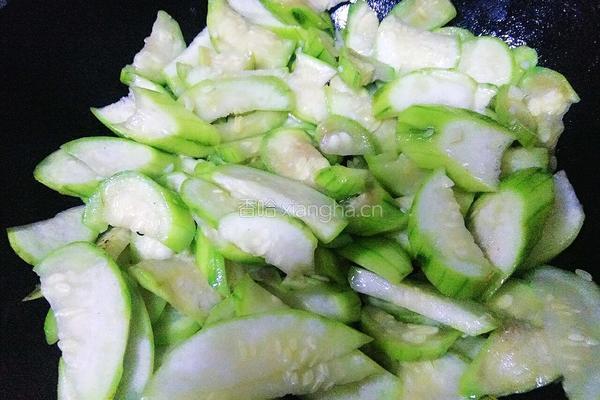 丝瓜鸡蛋炒饼的做法图解8