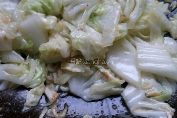 虾米炒大白菜的做法图解6