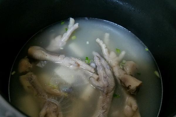 山药鸡爪汤的做法图解8