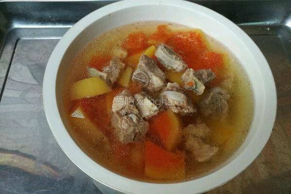 排骨木瓜汤的做法图解7