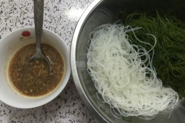 海藻芽拌粉丝的做法图解5