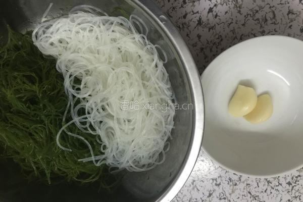 海藻芽拌粉丝的做法图解4