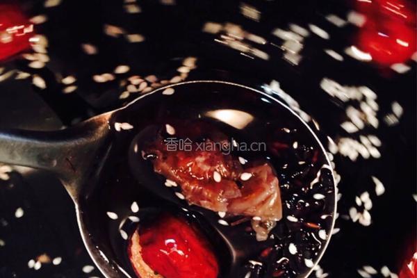 黑米燕麦粥的做法图解3