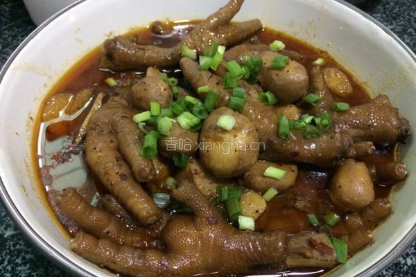 芋头烧鸡爪的做法图解8