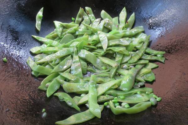 风味紫扁豆的做法图解7