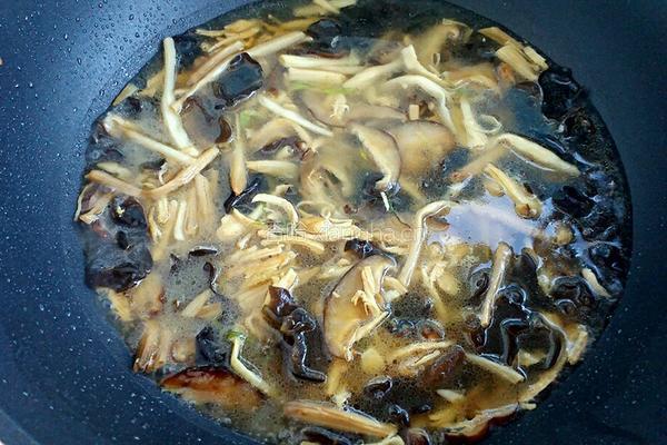 鸡丝打卤面的做法图解9