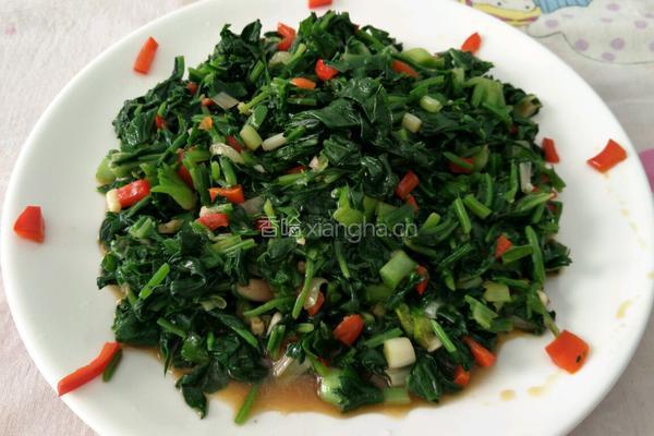 蒜香菠菜碎的做法图解7