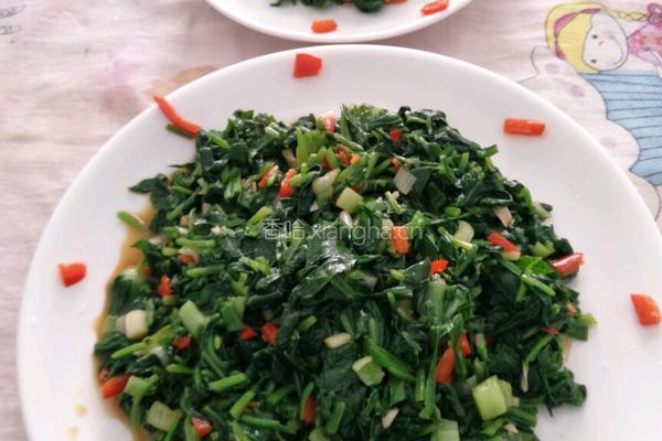 蒜香菠菜碎的做法图解8