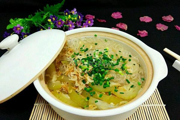 节瓜虾米粉丝煲的做法图解12