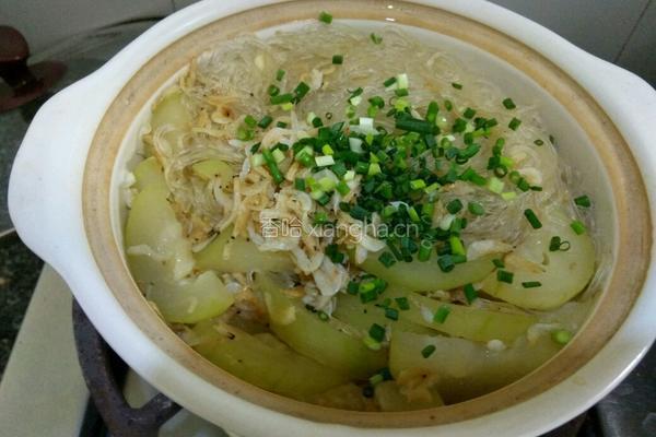 节瓜虾米粉丝煲的做法图解11