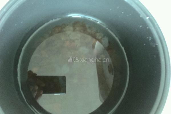 冰糖牛奶炖桃胶的做法图解4
