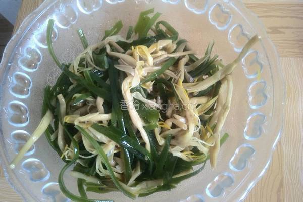 凉拌海带黄花菜的做法图解7