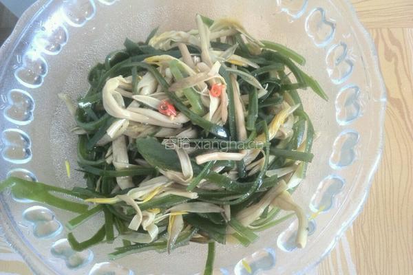 凉拌海带黄花菜的做法图解9