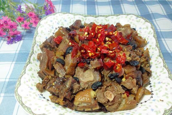蒸咸鸭腿