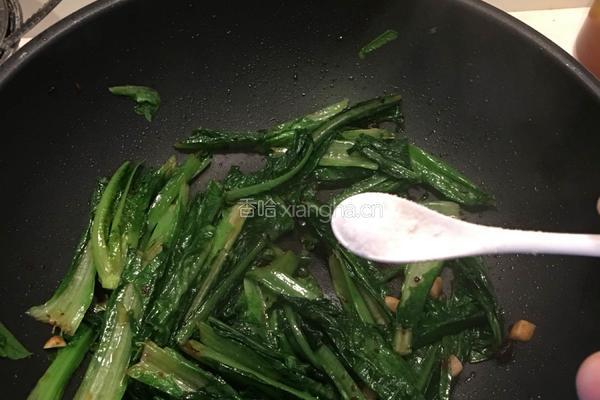豆鼓油麦菜的做法图解5