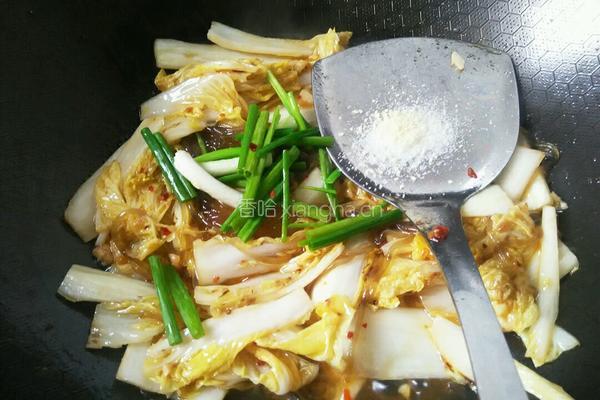 白菜粉条的做法图解9