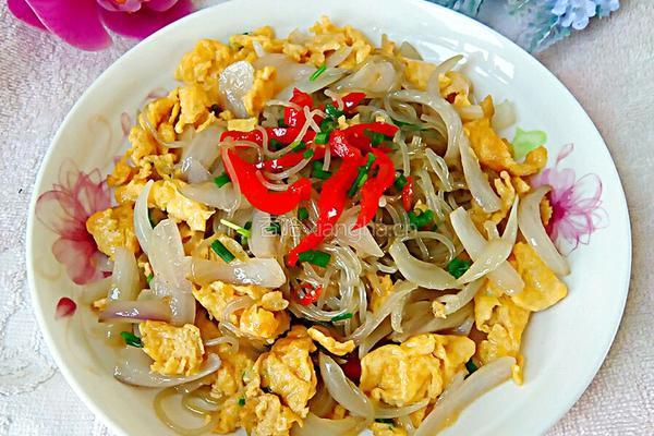 洋葱鸡蛋炒粉条的做法图解10