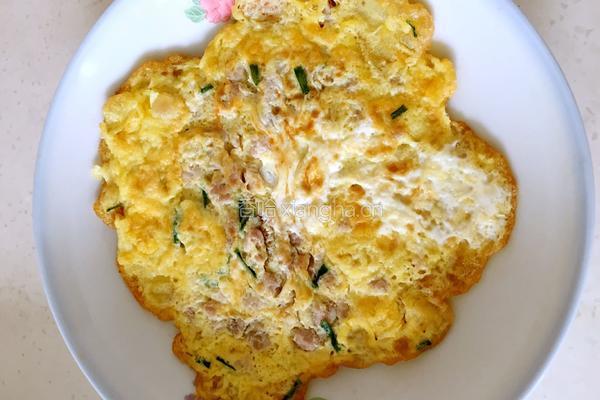 鸡蛋瘦肉饼的做法图解5