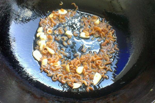 海米油菜苔的做法图解2