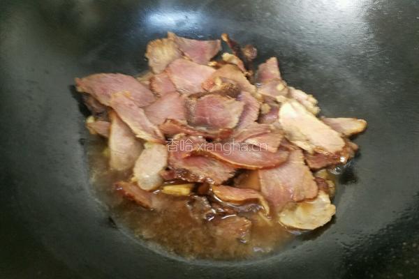 藜蒿炒腊肉的做法图解8