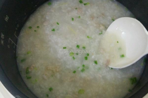 萝卜瘦肉粥的做法图解10