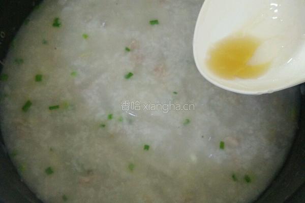 萝卜瘦肉粥的做法图解11