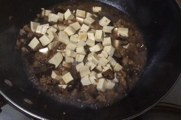 香菇肉末豆腐的做法图解12