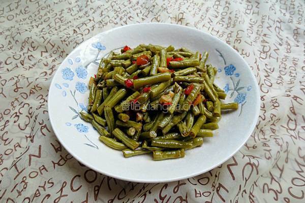 清炒酸豆角的做法图解6