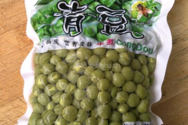 肉沫青豆的做法图解1