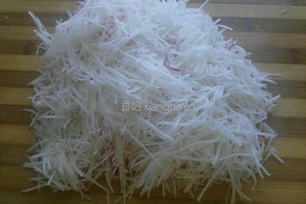 红萝卜粉条海米馅蒸饺的做法图解4