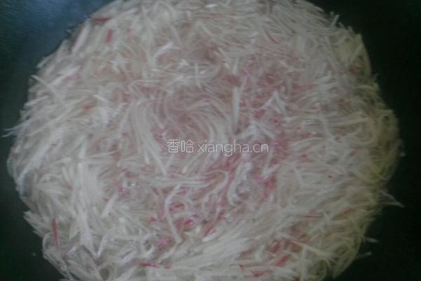 红萝卜粉条海米馅蒸饺的做法图解5