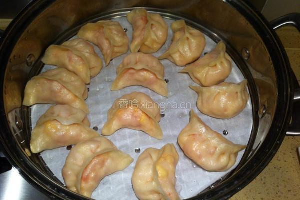 西红柿鸡蛋蒸饺的做法图解17