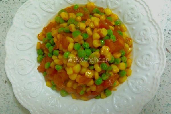 番茄玉米的做法图解10