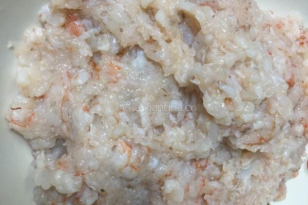 韭菜鸡蛋虾仁饺子馅的做法图解3