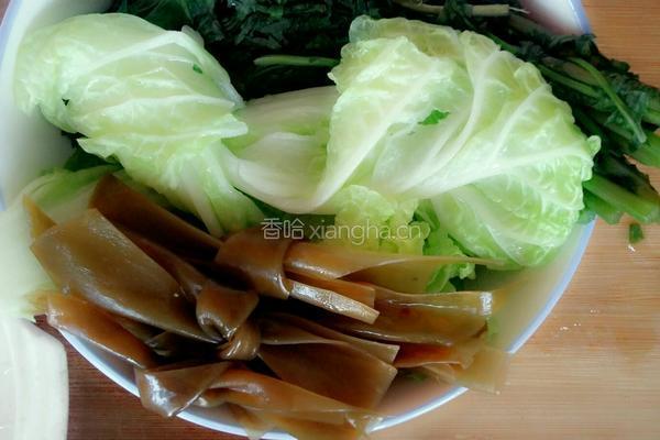 青菜水煮丸子的做法图解4