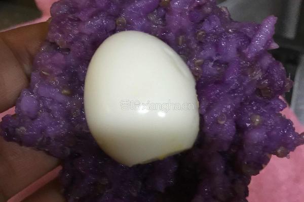 燕麦紫薯果的做法图解5