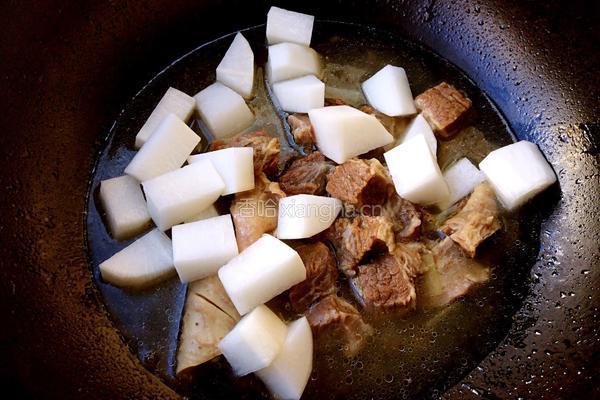 清炖萝卜牛肉的做法图解6