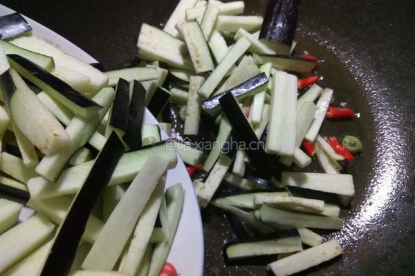 辣炒茄丝的做法图解6