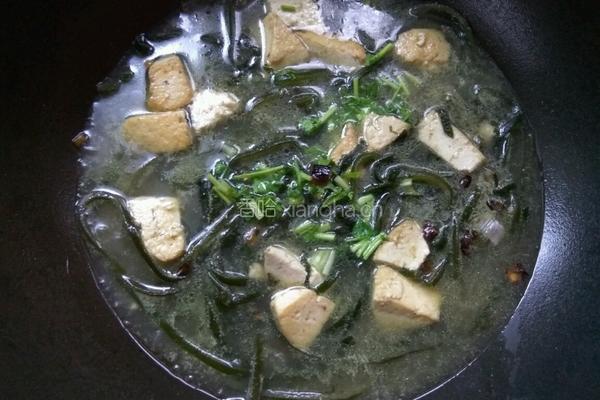 豆腐海带汤的做法图解9