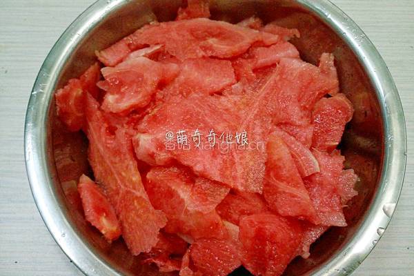冰糖西瓜果酱的做法图解2