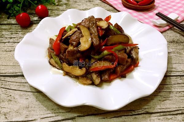 蘑菇炒牛肉的做法图解8