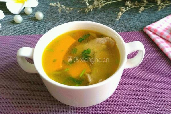 南瓜瘦肉汤的做法图解7