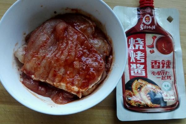 烧饼里脊的做法图解3