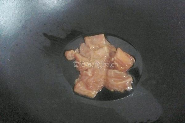 猪肉炒豆腐的做法图解4