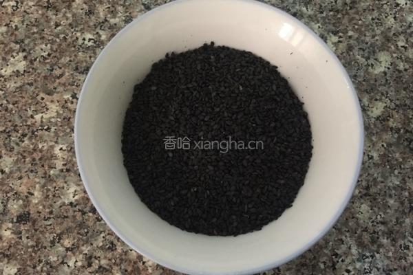 养生芝麻糊的做法图解1