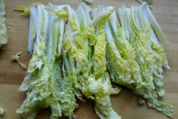 白菜粉丝牛肉丸子汤的做法图解3