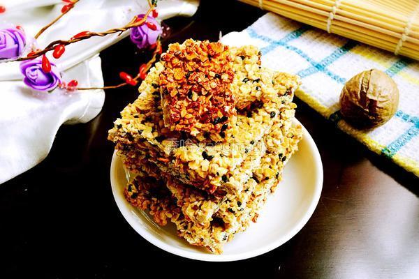 蜂蜜芝麻麦片棒的做法图解7