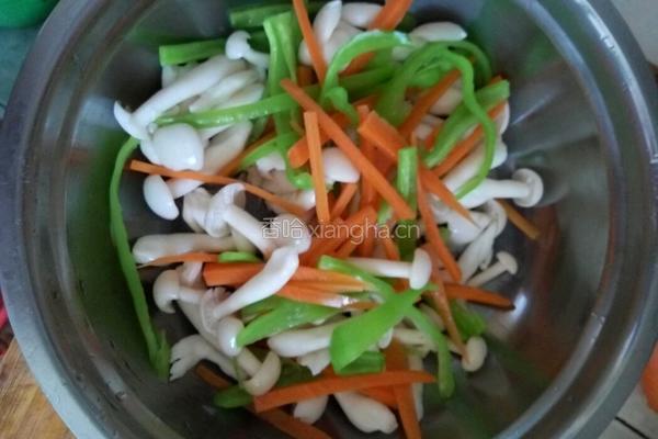 凉拌白玉菇的做法图解5