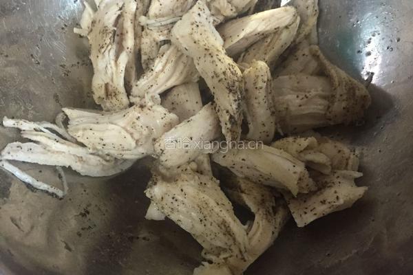 鸡肉蔬果沙拉的做法图解3