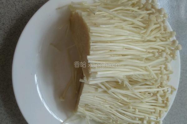 蒜茸粉丝金针菇的做法图解3